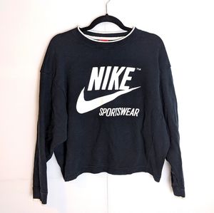 Nike Sportswear Cropped Dolman Sleeve Sweatshirt M